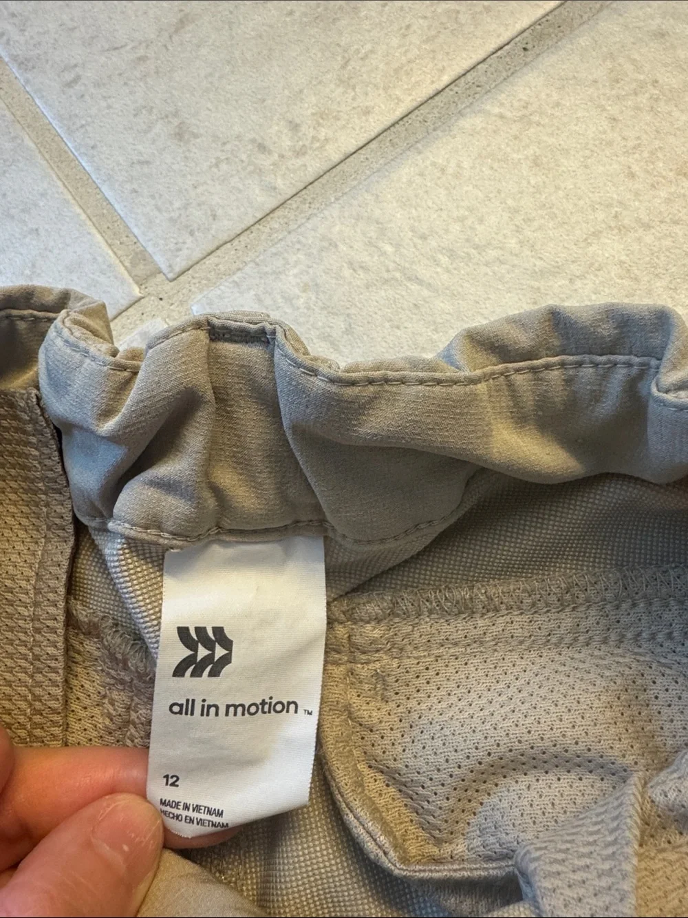 All in Motion boys golf Khaki Shorts - 12